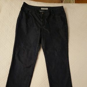 SOLD***Chicos platinum denim jeans.